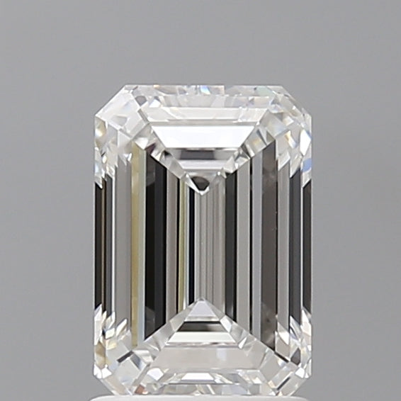 1.53 Carat Emerald Shaped, Ideal Cut, E Color, VVS2 Clarity, IGI Certified Lab Grown Diamond