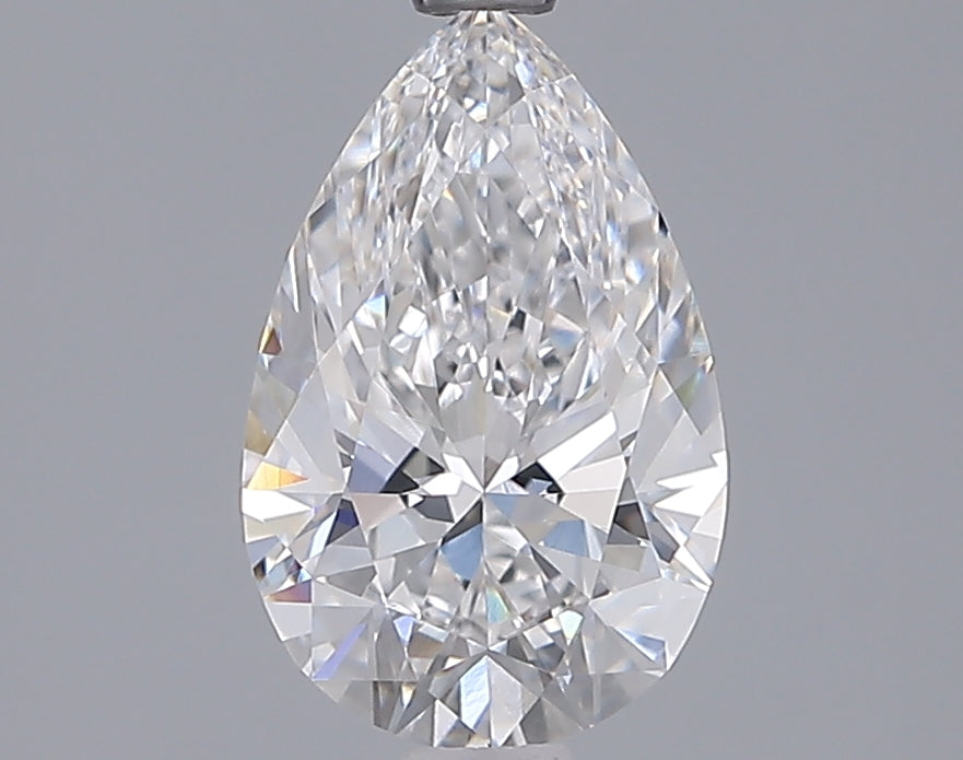 1.54 Carat Pear Shaped, Ideal Cut, D Color, VVS2 Clarity, IGI Certified Lab Grown Diamond