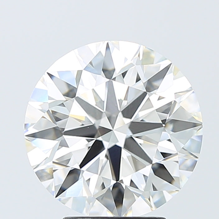 4.06 Carat Round Shaped, Ideal Cut, F Color, VVS2 Clarity, IGI Certified Lab Grown Diamond