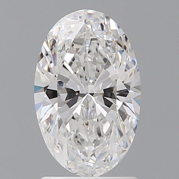 1.59 Carat Oval Shaped, Ideal Cut, D Color, VVS2 Clarity, IGI Certified Lab Grown Diamond