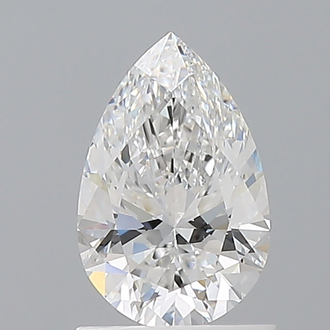 1.09 Carat Pear Shaped, Ideal Cut, E Color, VVS2 Clarity, IGI Certified Lab Grown Diamond