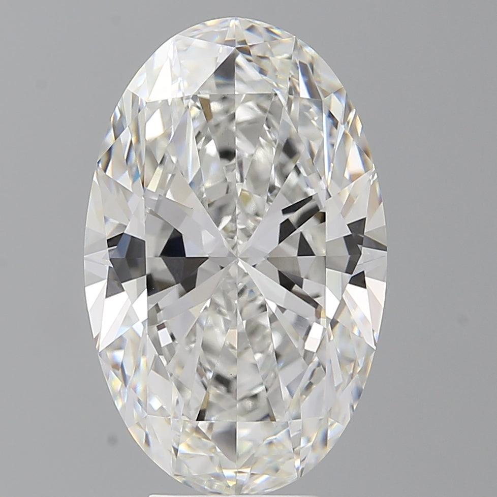7.09 Carat Oval Shaped, Ideal Cut, F Color, VS1 Clarity, IGI Certified Lab Grown Diamond