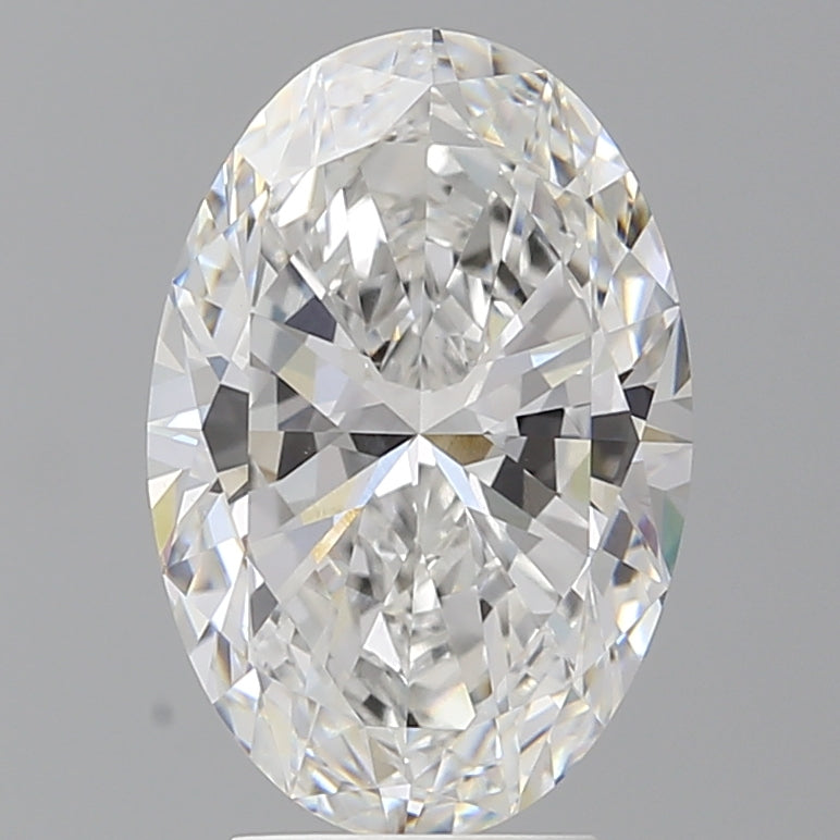 4.01 Carat Oval Shaped, Excellent Cut, E Color, VVS2 Clarity, IGI Certified Lab Grown Diamond