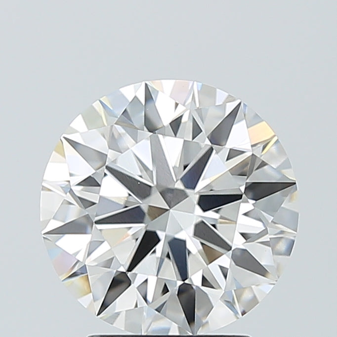 3.03 Carat Round Shaped, Ideal Cut, F Color, VVS2 Clarity, IGI Certified Lab Grown Diamond