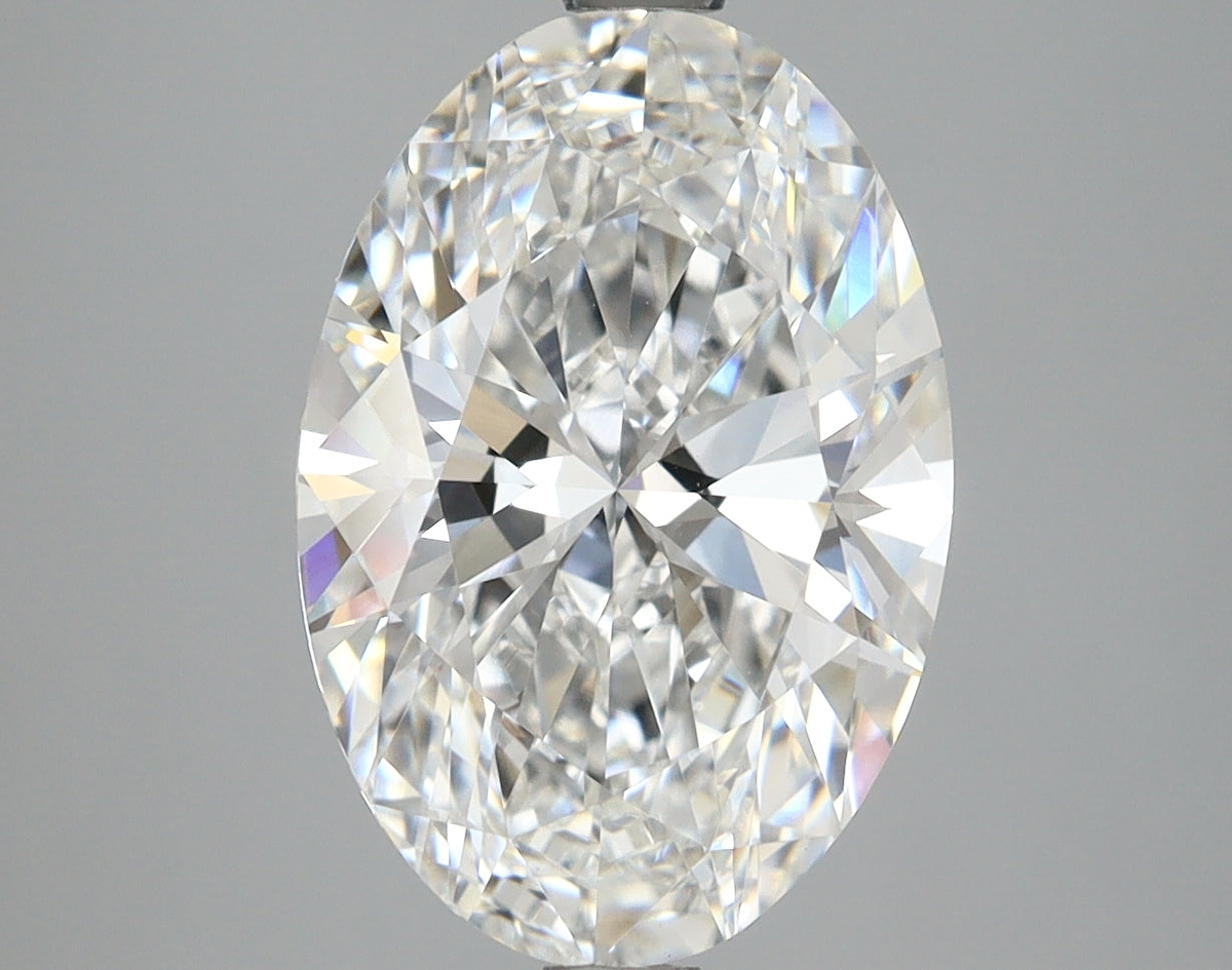 4.05 Carat Oval Shaped, Ideal Cut, E Color, VVS2 Clarity, IGI Certified Lab Grown Diamond