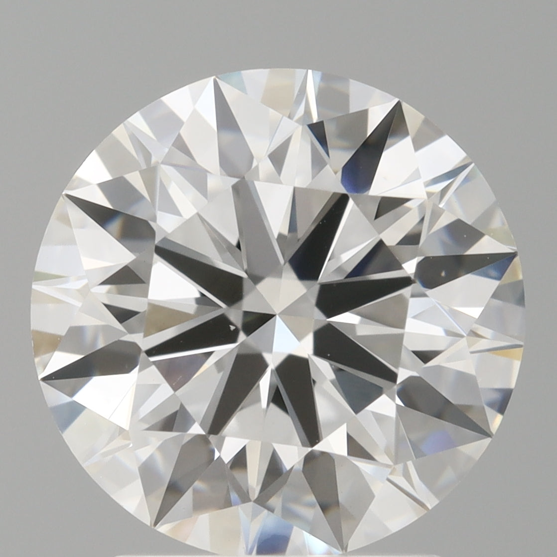 2.59 Carat Round Shaped, Ideal Cut, E Color, VVS2 Clarity, IGI Certified Lab Grown Diamond