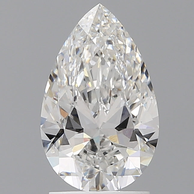 2.01 Carat Pear Shaped, Ideal Cut, F Color, VVS2 Clarity, IGI Certified Lab Grown Diamond