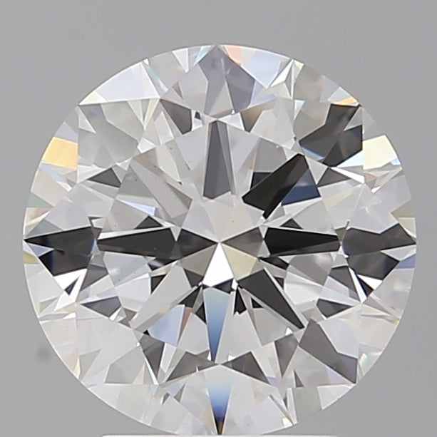 3.50 Carat Round Shaped, Excellent Cut, F Color, VVS2 Clarity, IGI Certified Lab Grown Diamond