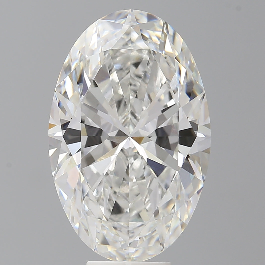 9.09 Carat Oval Shaped, Ideal Cut, F Color, VVS2 Clarity, IGI Certified Lab Grown Diamond