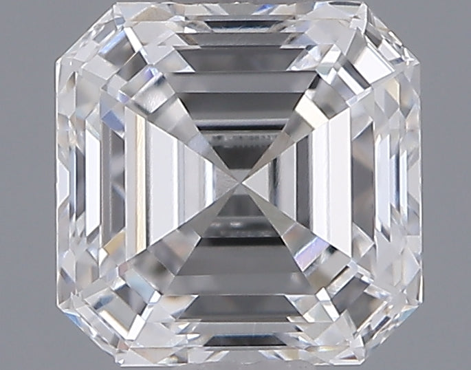 1.03 Carat Asscher Shaped, Ideal Cut, D Color, VVS2 Clarity, IGI Certified Lab Grown Diamond