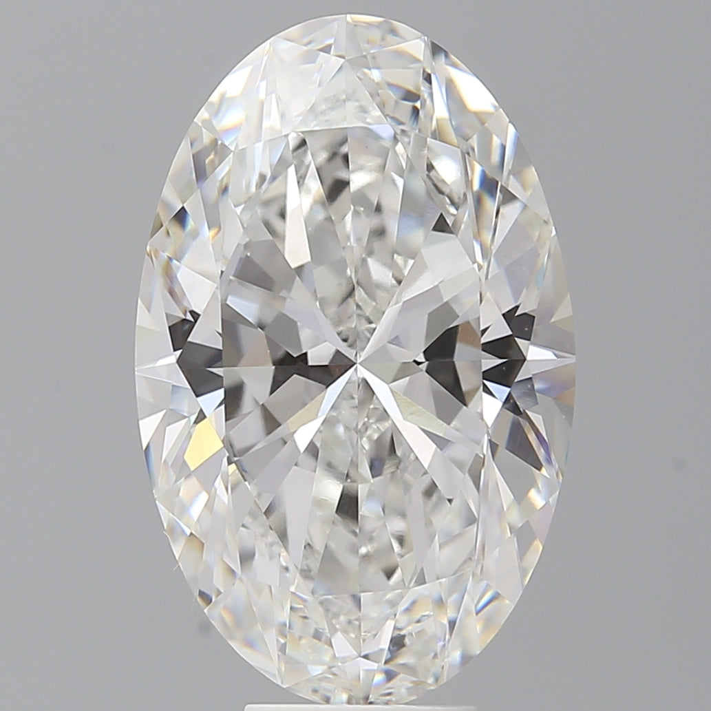 9.01 Carat Oval Shaped, Ideal Cut, E Color, VVS2 Clarity, IGI Certified Lab Grown Diamond