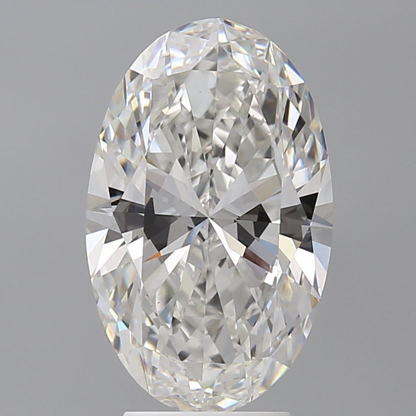 4.10 Carat Oval Shaped, Ideal Cut, F Color, VS1 Clarity, IGI Certified Lab Grown Diamond