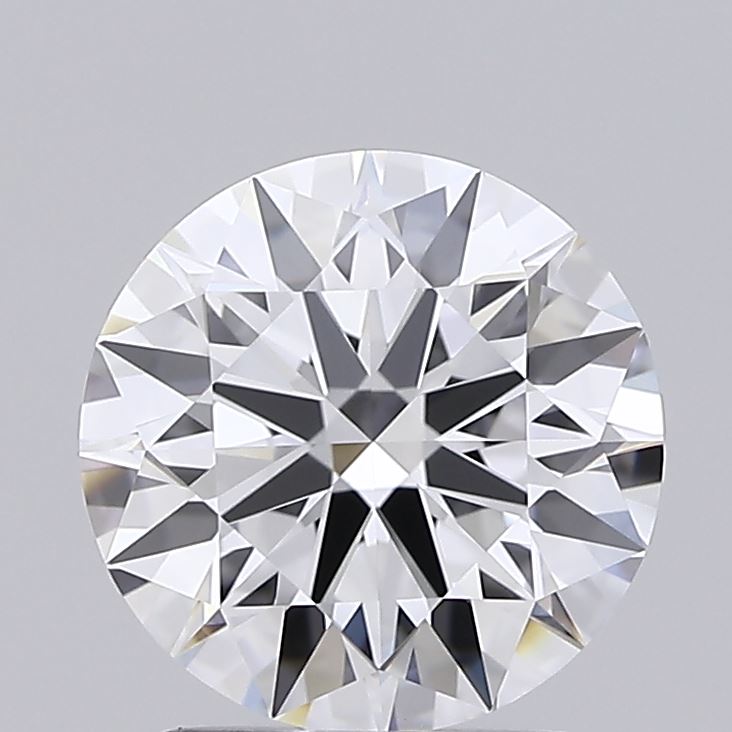 2.02 Carat Round Shaped, Ideal Cut, D Color, IF Clarity, IGI Certified Lab Grown Diamond