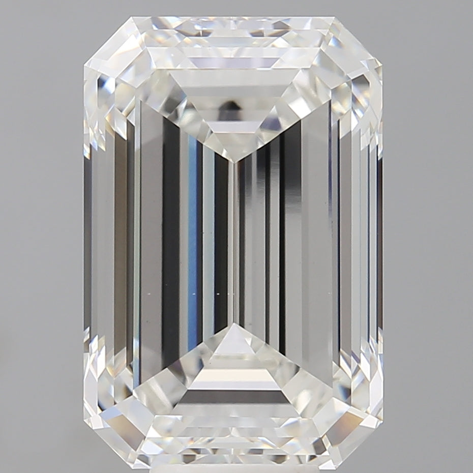 11.54 Carat Emerald Shaped, Ideal Cut, F Color, VS1 Clarity, IGI Certified Lab Grown Diamond