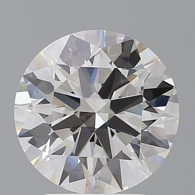 3.09 Carat Round Shaped, Ideal Cut, F Color, VVS2 Clarity, IGI Certified Lab Grown Diamond