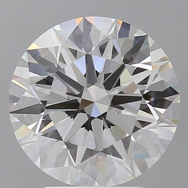 4.06 Carat Round Shaped, Ideal Cut, E Color, VVS2 Clarity, IGI Certified Lab Grown Diamond