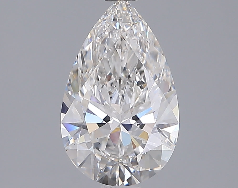 1.56 Carat Pear Shaped, Ideal Cut, F Color, VVS2 Clarity, IGI Certified Lab Grown Diamond