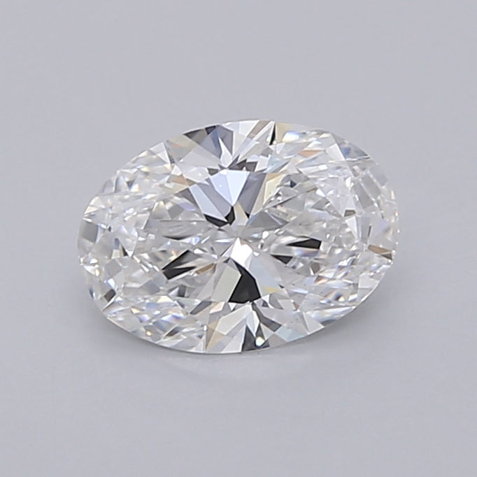 1.00 Carat Oval Shaped, Ideal Cut, D Color, VS2 Clarity, IGI Certified Lab Grown Diamond