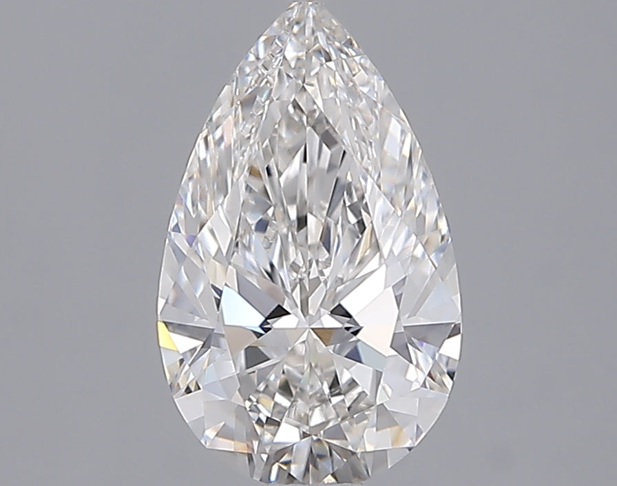 1.53 Carat Pear Shaped, Ideal Cut, F Color, VVS2 Clarity, IGI Certified Lab Grown Diamond