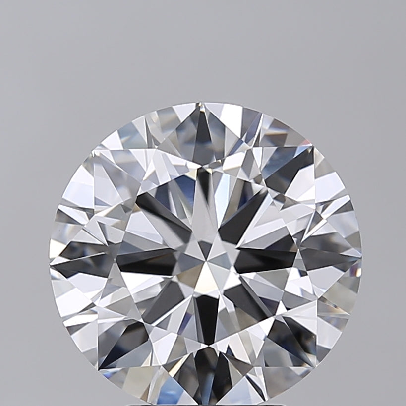 5.02 Carat Round Shaped, Ideal Cut, F Color, VVS2 Clarity, IGI Certified Lab Grown Diamond