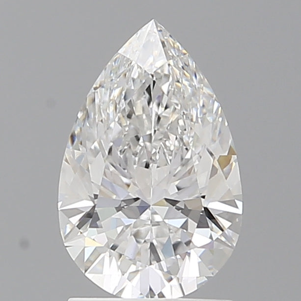 1.59 Carat Pear Shaped, Ideal Cut, E Color, VVS2 Clarity, IGI Certified Lab Grown Diamond