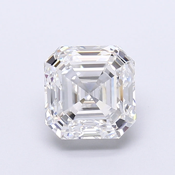 2.00 Carat Asscher Shaped, Very Good Cut, E Color, VVS2 Clarity, IGI Certified Lab Grown Diamond