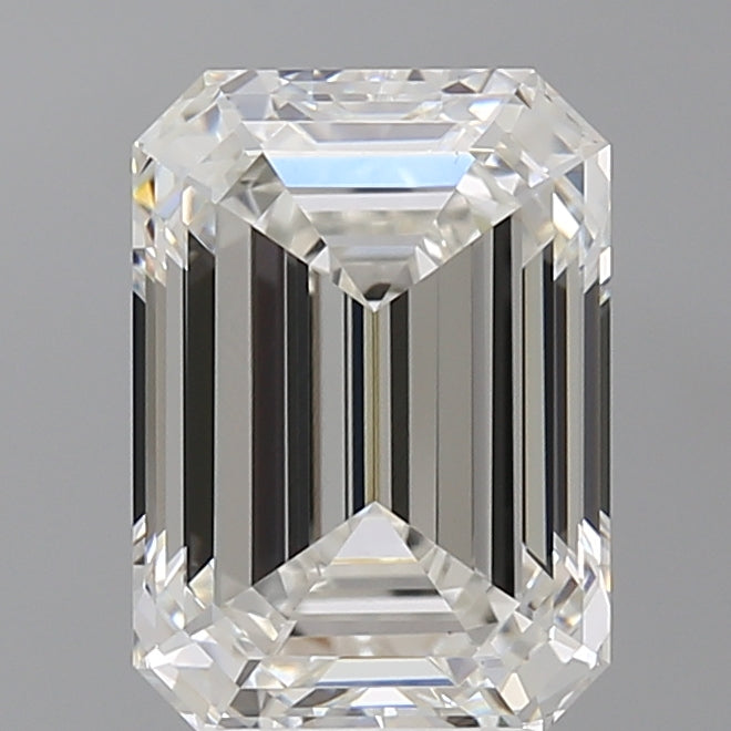 4.05 Carat Emerald Shaped, Ideal Cut, F Color, VS1 Clarity, IGI Certified Lab Grown Diamond