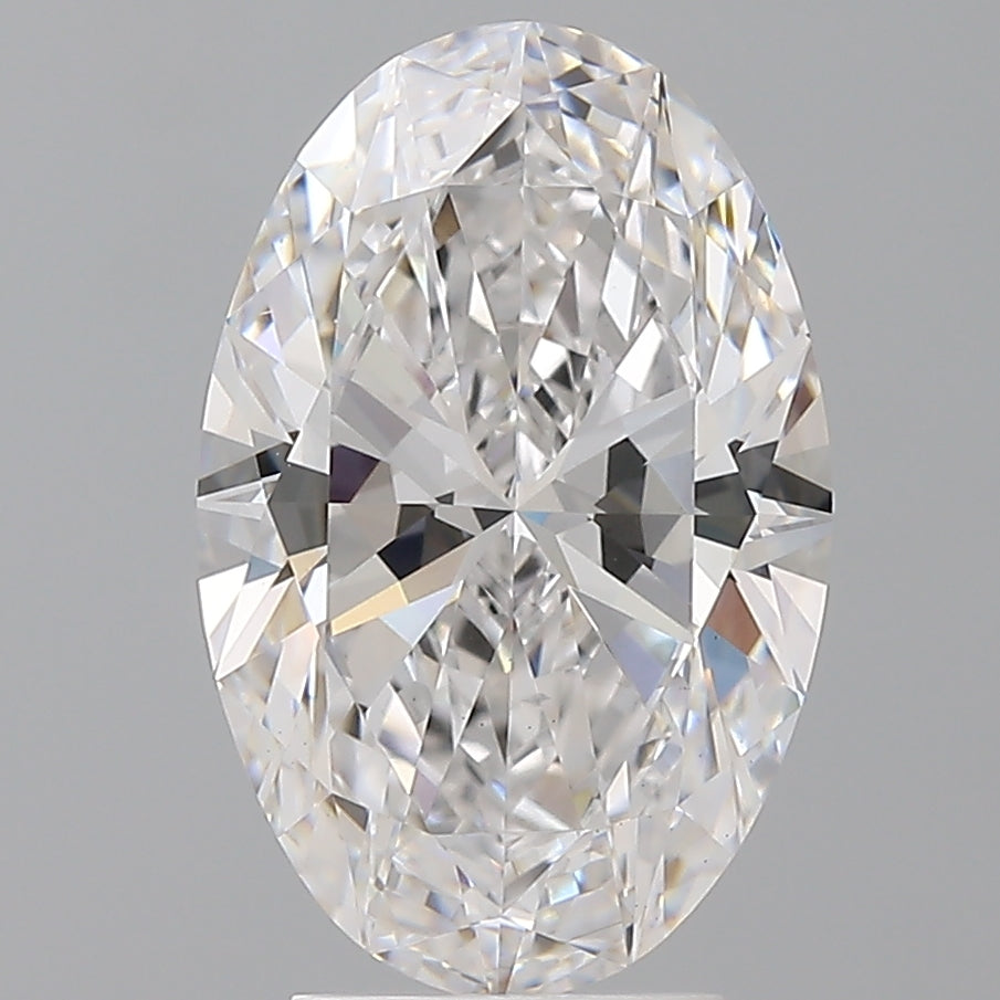 4.00 Carat Oval Shaped, Ideal Cut, D Color, VS1 Clarity, IGI Certified Lab Grown Diamond