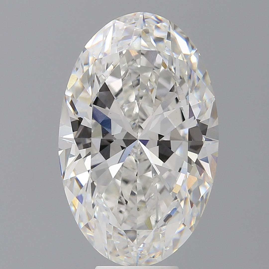 9.08 Carat Oval Shaped, Ideal Cut, F Color, VVS2 Clarity, IGI Certified Lab Grown Diamond