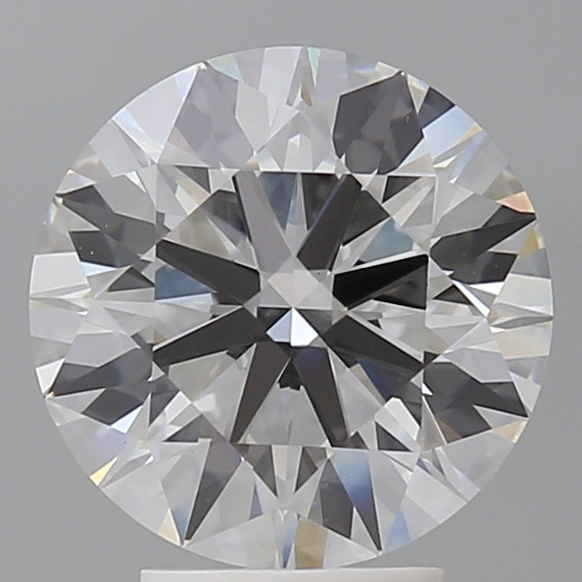 4.10 Carat Round Shaped, Ideal Cut, E Color, VVS2 Clarity, IGI Certified Lab Grown Diamond