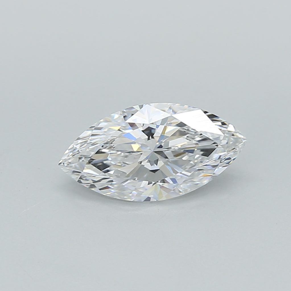 1.04 Carat Marquise Shaped, Ideal Cut, D Color, VVS2 Clarity, IGI Certified Lab Grown Diamond