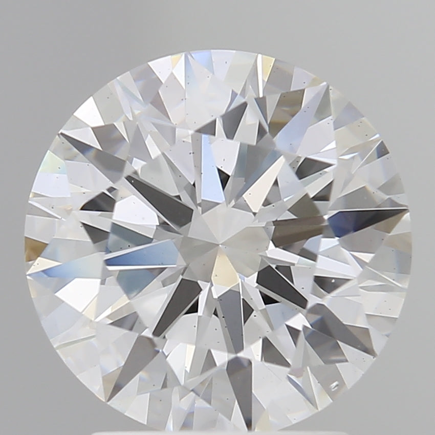 2.59 Carat Round Shaped, Ideal Cut, E Color, VS2 Clarity, IGI Certified Lab Grown Diamond