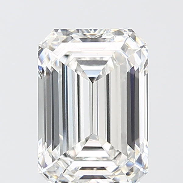 2.59 Carat Emerald Shaped, Ideal Cut, E Color, VS1 Clarity, IGI Certified Lab Grown Diamond