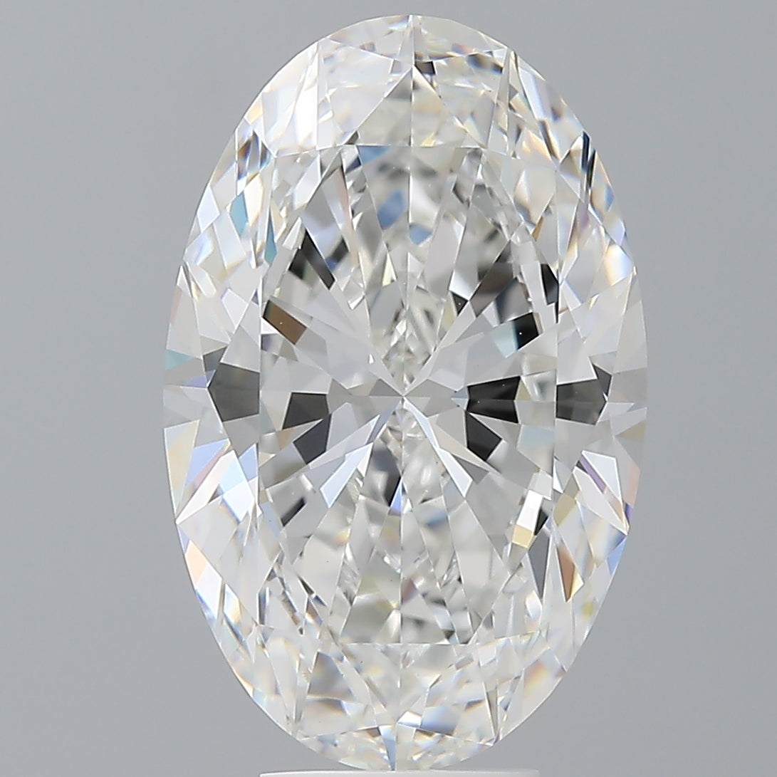 6.59 Carat Oval Shaped, Ideal Cut, E Color, VVS2 Clarity, IGI Certified Lab Grown Diamond