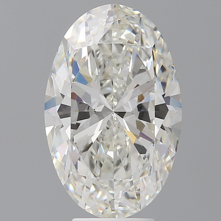 6.00 Carat Oval Shaped, Ideal Cut, F Color, VVS2 Clarity, IGI Certified Lab Grown Diamond