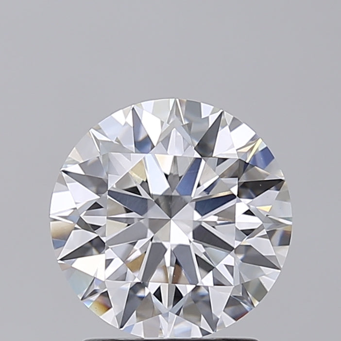 2.02 Carat Round Shaped, Ideal Cut, D Color, VVS2 Clarity, IGI Certified Lab Grown Diamond