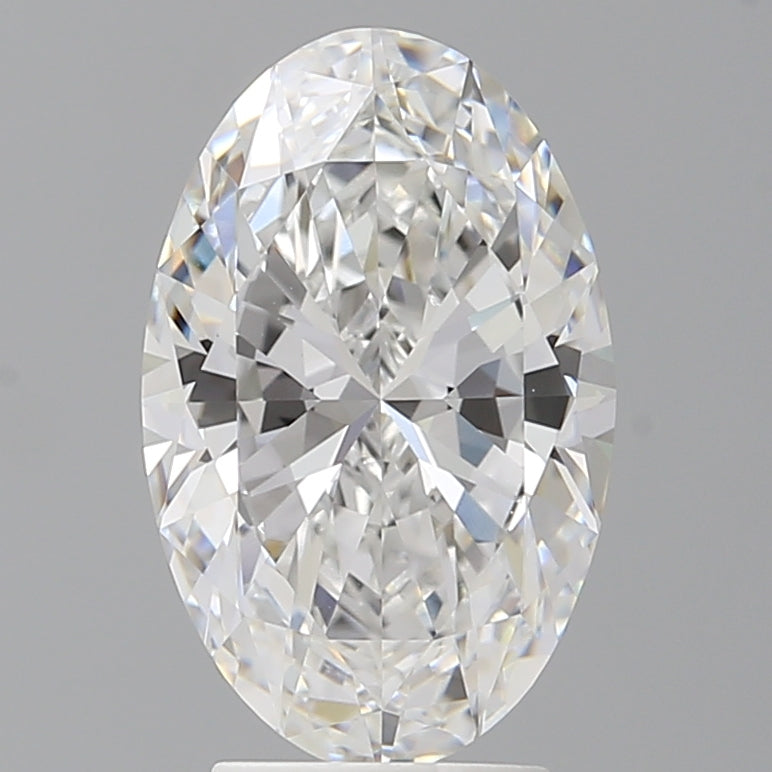 3.57 Carat Oval Shaped, Ideal Cut, E Color, VVS2 Clarity, IGI Certified Lab Grown Diamond
