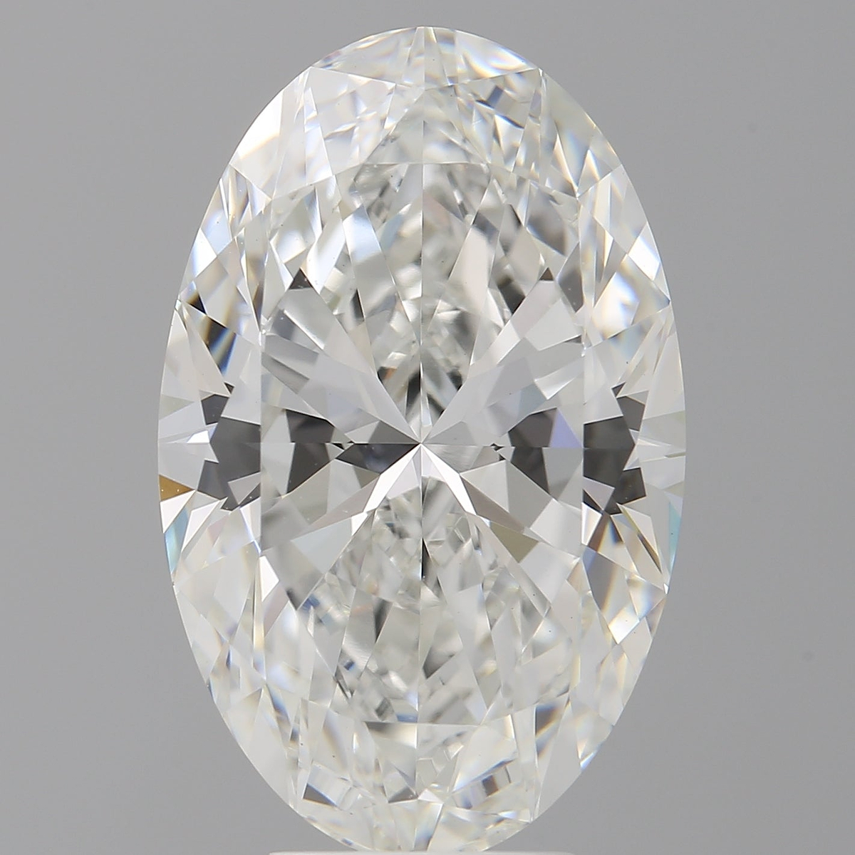 6.53 Carat Oval Shaped, Ideal Cut, F Color, VVS2 Clarity, IGI Certified Lab Grown Diamond