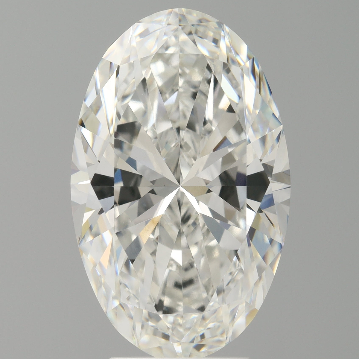 5.04 Carat Oval Shaped, Ideal Cut, F Color, VVS2 Clarity, IGI Certified Lab Grown Diamond