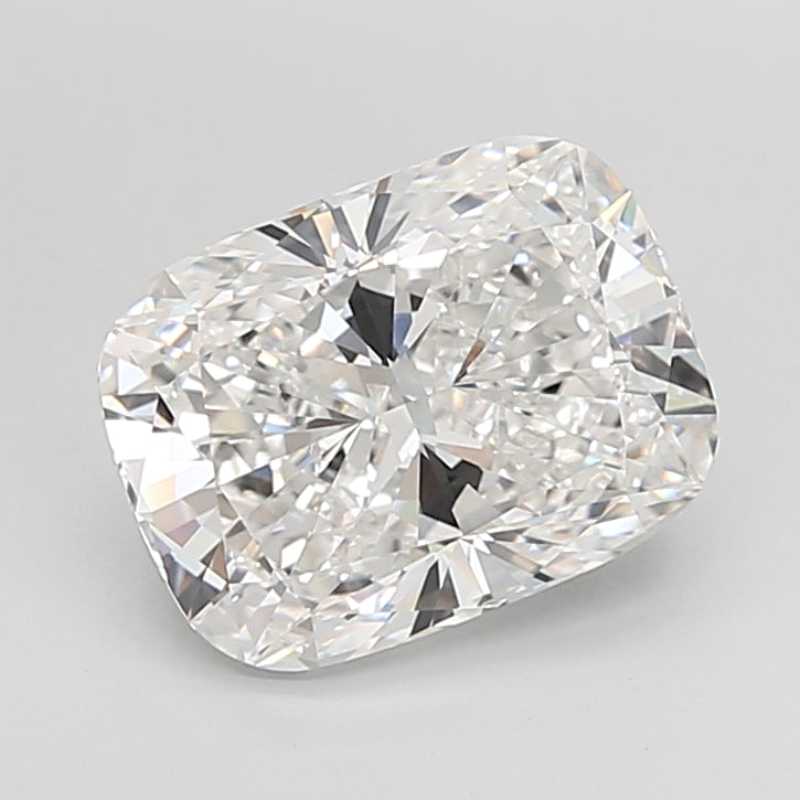 5.06 Carat Cushion Shaped, Ideal Cut, F Color, VVS2 Clarity, IGI Certified Lab Grown Diamond