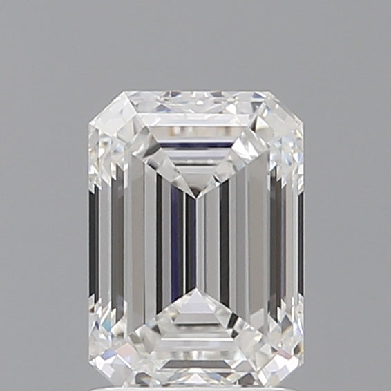 1.57 Carat Emerald Shaped, Ideal Cut, D Color, VVS2 Clarity, IGI Certified Lab Grown Diamond