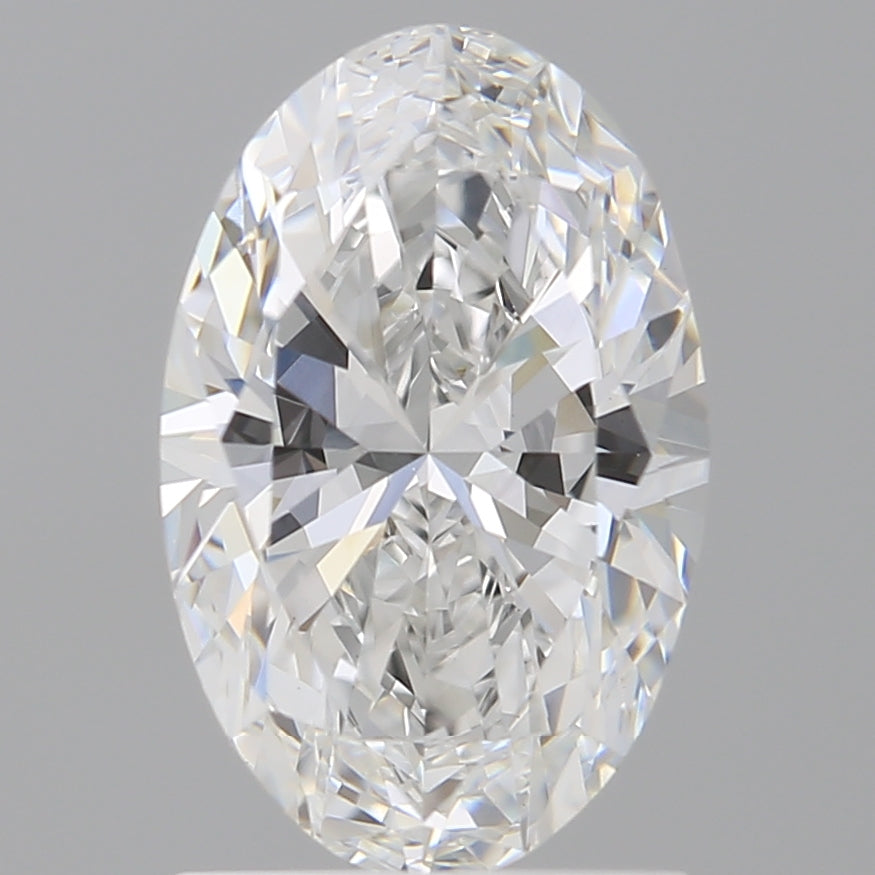 1.60 Carat Oval Shaped, Ideal Cut, E Color, VVS2 Clarity, IGI Certified Lab Grown Diamond