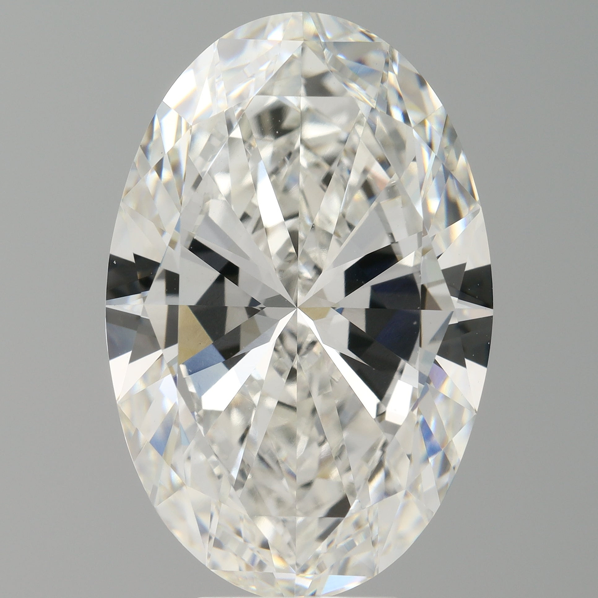 8.10 Carat Oval Shaped, Ideal Cut, F Color, VVS2 Clarity, IGI Certified Lab Grown Diamond