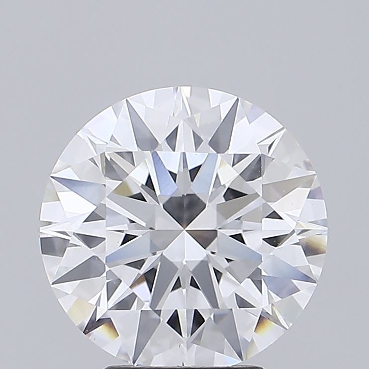 4.53 Carat Round Shaped, Ideal Cut, D Color, VVS2 Clarity, IGI Certified Lab Grown Diamond