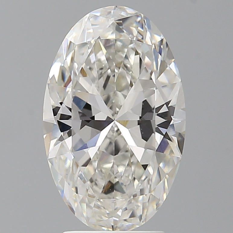 3.56 Carat Oval Shaped, Ideal Cut, G Color, VVS2 Clarity, IGI Certified Lab Grown Diamond