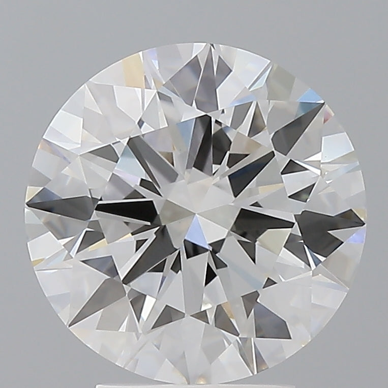 4.00 Carat Round Shaped, Excellent Cut, E Color, VVS2 Clarity, IGI Certified Lab Grown Diamond