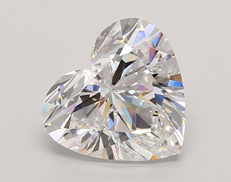 2.03 Carat Heart Shaped, Ideal Cut, E Color, VVS1 Clarity, IGI Certified Lab Grown Diamond
