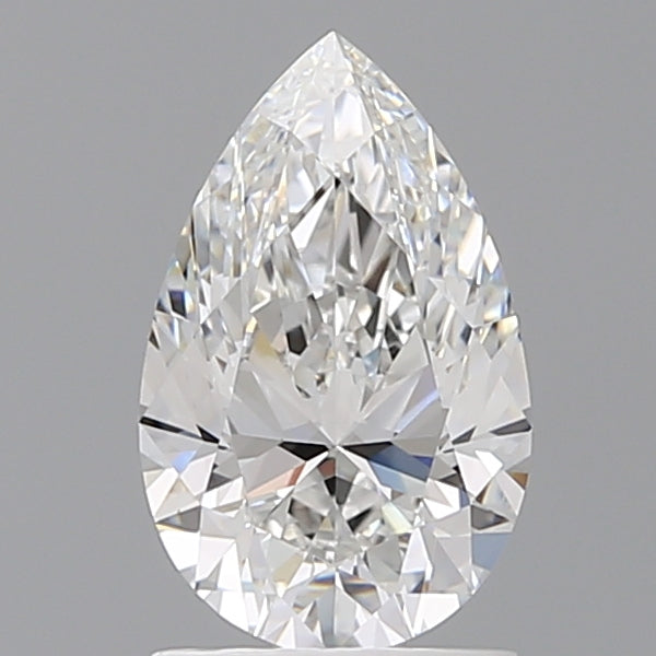 1.59 Carat Pear Shaped, Excellent Cut, E Color, VVS2 Clarity, IGI Certified Lab Grown Diamond