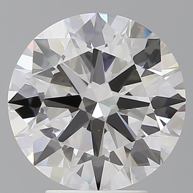 4.04 Carat Round Shaped, Excellent Cut, F Color, VVS2 Clarity, IGI Certified Lab Grown Diamond