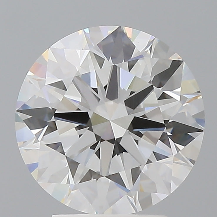 3.59 Carat Round Shaped, Ideal Cut, F Color, VVS2 Clarity, IGI Certified Lab Grown Diamond